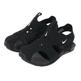 ナイキ（NIKE）（キッズ）サンダル サンレイ プロテクト 2 TD ブラック 943827-001 スポーツ シャワーサンダル プール ビーチ レジャー 面ファスナー 軽量