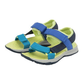 メレル（MERRELL）（キッズ）ジュニア スポーツサンダル ストラップサンダル カナフウェブ ネイビー イエロー MK266759 BLUE/NAVY/LIME キッズ 子供 ベビー 速乾性