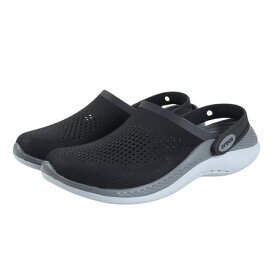 クロックス（crocs）（メンズ、レディース）スポーツサンダル ライトライド 360 クロッグ B/Grey ブラック グレー 206708-0DD 通気性 柔軟性 クッション性