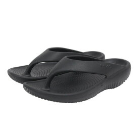 クロックス（crocs）（レディース）サンダル メロウ リカバリー フリップ Blk ブラック 211100-001 スポーツサンダル
