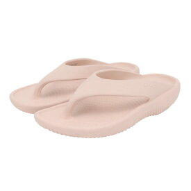 クロックス（crocs）（レディース）サンダル メロウ リカバリー フリップ Quartz ピンク 211100-6UR スポーツサンダル