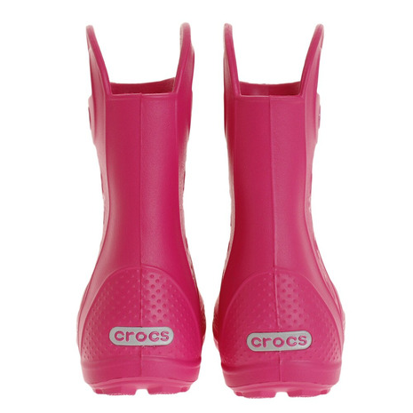 クロックス（crocs）（キッズ）ジュニア長靴 ハンドル イット レイン ブーツ キッズ 12803 軽量 クッション性 雨天 雨