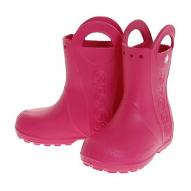 クロックス（crocs）（キッズ）ジュニア長靴 ハンドル イット レイン ブーツ キッズ 12803 軽量 クッション性 雨天 雨