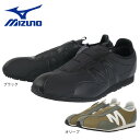ミズノ（MIZUNO）（メンズ、レディース）カジュアルシューズ MLC-00 SLIP-ON WP D1GF232901 D1GF232903 スリッポン カジュアル 防水 撥水