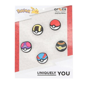 クロックス（crocs）（メンズ、レディース、キッズ）ジビッツチャーム ポケモン Poke Ball 5個セット 10015745
