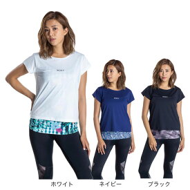 ロキシー（ROXY）（レディース） 速乾 UVカット Tシャツ & カップ付きキャミ セット FULL MOON SET TEE RST201527