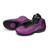 ミズノ（MIZUNO）（メンズ、レディース）スタジオシューズ ウエーブダイバース DE3 パープル ブラック 31…