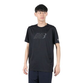 ニューバランス（new balance）（メンズ）スポーツグラフィックTシャツ MT51206BK