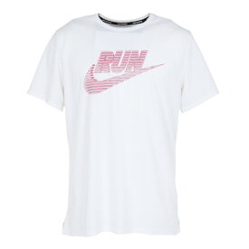 ナイキ（NIKE）（メンズ）AS ドライフィット UVプロテクション MILER RUN 半袖Tシャツ E IF9476-100