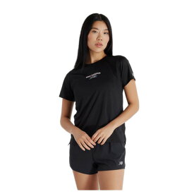 【10%OFFクーポン対象！7/10まで】ニューバランス（new balance）（レディース）Nagoya Marathon Sport Essentials Graphic 半袖Tシャツ AWT5103YBK