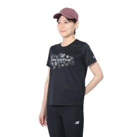 ニューバランス（new balance）（レディース）ランニングウェア スペシャルエディション 半袖Tシャツ AWT4107YBK