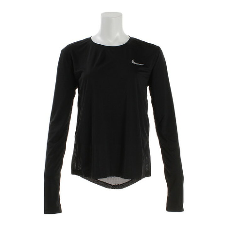 楽天市場 ナイキ Nike ランニング ランニングウェア Tシャツ レディース 長袖 マイラー Aj8129 010sp19 オンライン価格 オンライン価格 レディース Supersportsxebio楽天市場支店