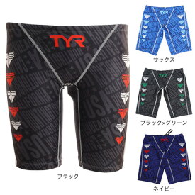 ティア（TYR）（メンズ） 競泳水着 水泳 ANYTIME CHEVRON LOW-RISE LONG BOXER JCHEV-18M