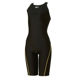 スピード（SPEEDO）（レディース）競泳水着 フレックスシグマニューセミオープンバックニースキン1 WA承認モデル SCW12505F K