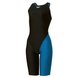 スピード（SPEEDO）（レディース）競泳水着 フレックスシグマニューセミオープンバックニースキン1 WA承認モデル SCW12505F KB