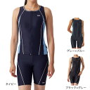 フィラ（FILA）（レディース）フィットネス水着 水泳 配色フルジップセパレート 3132025