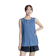 ナイキ（NIKE）（レディース）水着 レディース 水泳 ナチュラルスタイルセパレーツ ブルー×ブラックM-LL…