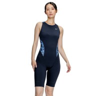 ナイキ（NIKE）（レディース）水着 レディース 水泳 レッグスーツ ブラック×ネイビー M-LLサイズ 299316…