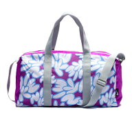 ナイキ（NIKE）（キッズ）水泳バッグ プリントボストンプールバッグ 紫 17L 1994032-012 ネームタグ ネー…