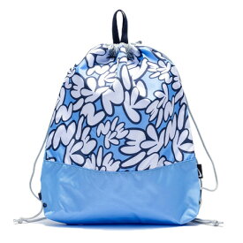 ナイキ（NIKE）（キッズ）水泳バッグ プリントベーシックドローストリングバッグ 青 10L 1994034-006 手提げ ナップザック 新年度 新学期 新調 小学生 学生