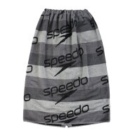 スピード（SPEEDO）（メンズ、レディース）水泳 タオル スタックボーダーラップタオル SE62602 K
