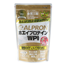 アルプロン（alpron）（メンズ、レディース）WPI プロテイン ストロベリー風味 900g 約30回分