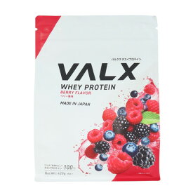 バルクス（VALX）（メンズ、レディース）バルクスホエイプロテイン ベリー風味 420g VALXホエイプロテイン ベリー タンパク質 運動 スポーツ筋トレ