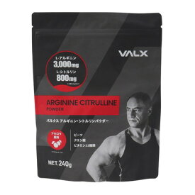 バルクス（VALX）（メンズ、レディース）サプリメント アルギニン・シトルリンパウダー アセロラ風味 240g プレワークアウト