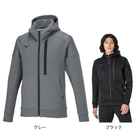 ミズノ（MIZUNO）（メンズ、レディース）パーカー メンズ ストレッチスウェットフーディ ユニセックス 32MCA050