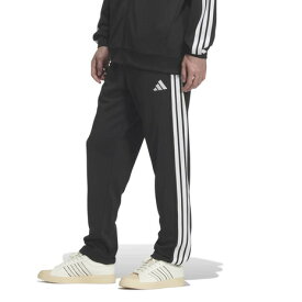 アディダス（adidas）（メンズ）スリーストライプス レギュラーフィット ダブルニット オープンヘム トラックパンツ DP187-KR6434