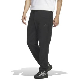 アディダス（adidas）（メンズ）スリーストライプス レギュラーフィット ダブルニット オープンヘム トラックパンツ DP187-KR6436
