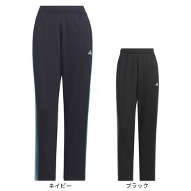 アディダス（adidas）（レディース）シーズナル スポーツウェア ルーズフィット カラーブロック ダブルニットトラックパンツ JSY04