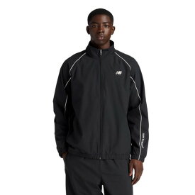 【ポイント10倍！要エントリー★3/8 00:00-3/11 01:59まで】ニューバランス（new balance）（メンズ）Brushed Tricot Lined ウーブントラックジャケット AMJ53171BK