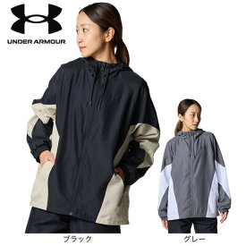 アンダーアーマー（UNDER ARMOUR）（レディース）メッシュ ライナー ウーブン フルジップフーディー 6001385
