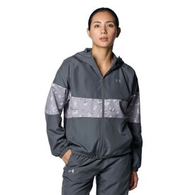 アンダーアーマー（UNDER ARMOUR）（レディース）トリコット ウーブン フルジップ フーディー 1388192 025