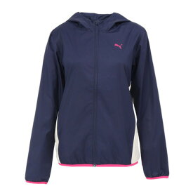 プーマ（PUMA）（レディース）ヒートクロス BRUSHED トリコット ライナージャケット 528456 06 NVY