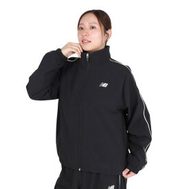 ニューバランス（new balance）（レディース）裏起毛 トリコット ラインド ウーブントラックジャケット AWJ53171BK