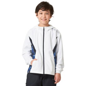 ジローム（GIRAUDM）（キッズ）ジュニア 絶耐撥水 ヒートクロスレイヤー マジックサーモ BSMESH BXブレーカーシャツ WB5F0005-TR856-GRSD WHT