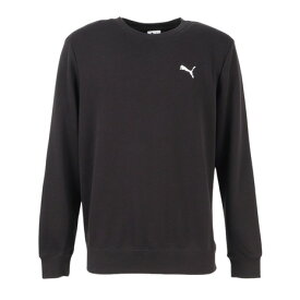 プーマ（PUMA）（メンズ）ESS クルースウェットシャツ TR 691224 01 BLK