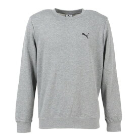 プーマ（PUMA）（メンズ）ESS クルースウェットシャツ TR 691224 03 GRY
