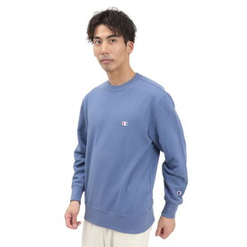 チャンピオン-ヘリテイジ（CHAMPION-HERITAGE）（メンズ）ベーシック ワンポイント クルーネック スウェットシャツ C3-Y035 350