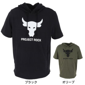 アンダーアーマー（UNDER ARMOUR）（メンズ）半袖Tシャツ メンズ プロジェクトロック テリー フーディー 1377427