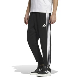 アディダス（adidas）（メンズ）エッセンシャルズ プラス レギュラーフィット スリーストライプス フレンチテリー カフパンツ JUP89-JW6940