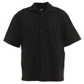 オークリー（OAKLEY）（メンズ）トップス 襟付き 吸汗 速乾 エッセン テックニット 半袖 Tシャツ FOA404053-02E