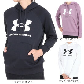 アンダーアーマー（UNDER ARMOUR）（レディース）パーカー レディース ライバルフリース ビッグロゴ フーディー 1379501