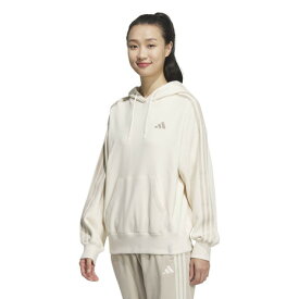 【ポイント10倍！要エントリー★12/4 20:00〜12/7 23:59まで】アディダス（adidas）（レディース）エッセンシャルズ プラス スリーストライプス フレンチテリー パーカー JUP40-JW4484