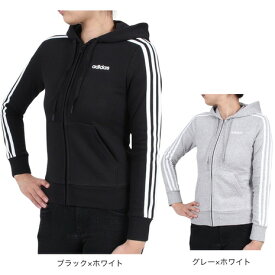 アディダス（adidas）（レディース）エッセンシャルズ 3ストライプス フリースパーカー FRV07-DP2412/EI0683