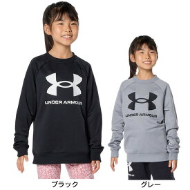 アンダーアーマー（UNDER ARMOUR）（キッズ）長袖Tシャツ キッズ テック テリー ロゴ クルー 1381171