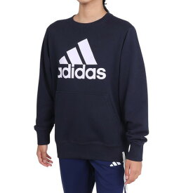【20%OFFクーポン対象！12/11まで】アディダス（adidas）（キッズ）ジュニア エッセンシャルズ プラス ルーズフィット ビッグロゴ フレンチテリー スウェットシャツ KWF35-JH3594