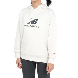 【20％OFFクーポン対象！10/19まで】ニューバランス（new balance）（キッズ）吸水速乾 スタックドロゴ スウェット フーディ ABT45506LIN
